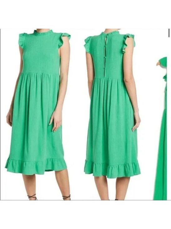 melrose & Market Dresses & Skirts - MELROSE & Market BNWOT Women Green Tiered Midi Dress Sz XSmall